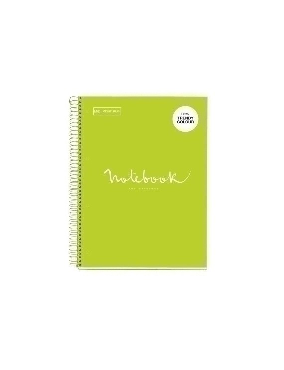 Bloc Miquelrius Emotions Notebook 1 Micro.Tapa Dura A4 80H 90G Cuadric.5X5 Lima