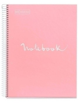 Bloc Miquelrius Emotions Notebook 1 Micro.Tapa Dura A4 80H 90G Horizontal 7 Mm Rosa