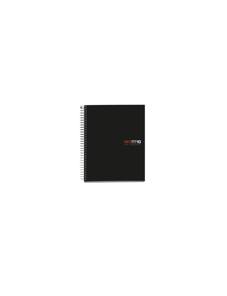 Bloc Miquelrius Emotions Notebook 10 Micro.Tapa Pp A5 200H 70G Cuadric.5X5 Negro