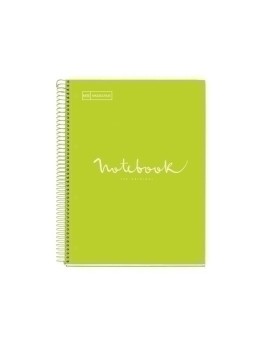 Bloc Miquelrius Emotions Notebook 5 Micro.Tapa Dura A4 120H 90G Cuadric.5X5 Lima