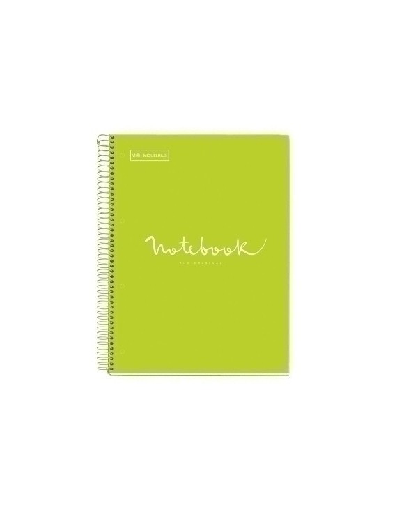 Bloc Miquelrius Emotions Notebook 5 Micro.Tapa Dura A4 120H 90G Cuadric.5X5 Lima