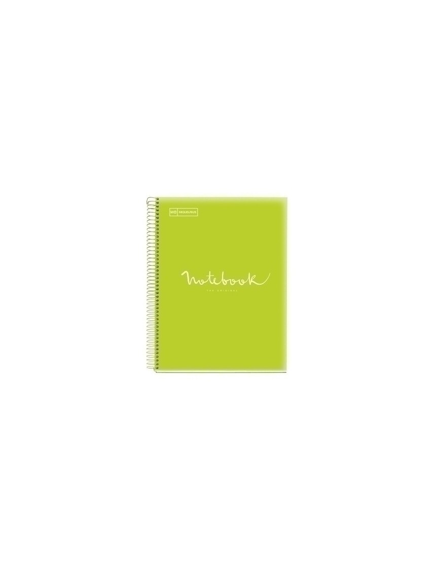 Bloc Miquelrius Emotions Notebook 5 Micro.Tapa Pp A4 120H 90G Cuadric.5X5 Lima