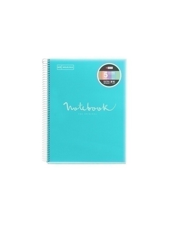 Bloc Miquelrius Emotions Notebook 5 Micro.Tapa Pp A4 120H 90G Horizontal Azul Cielo