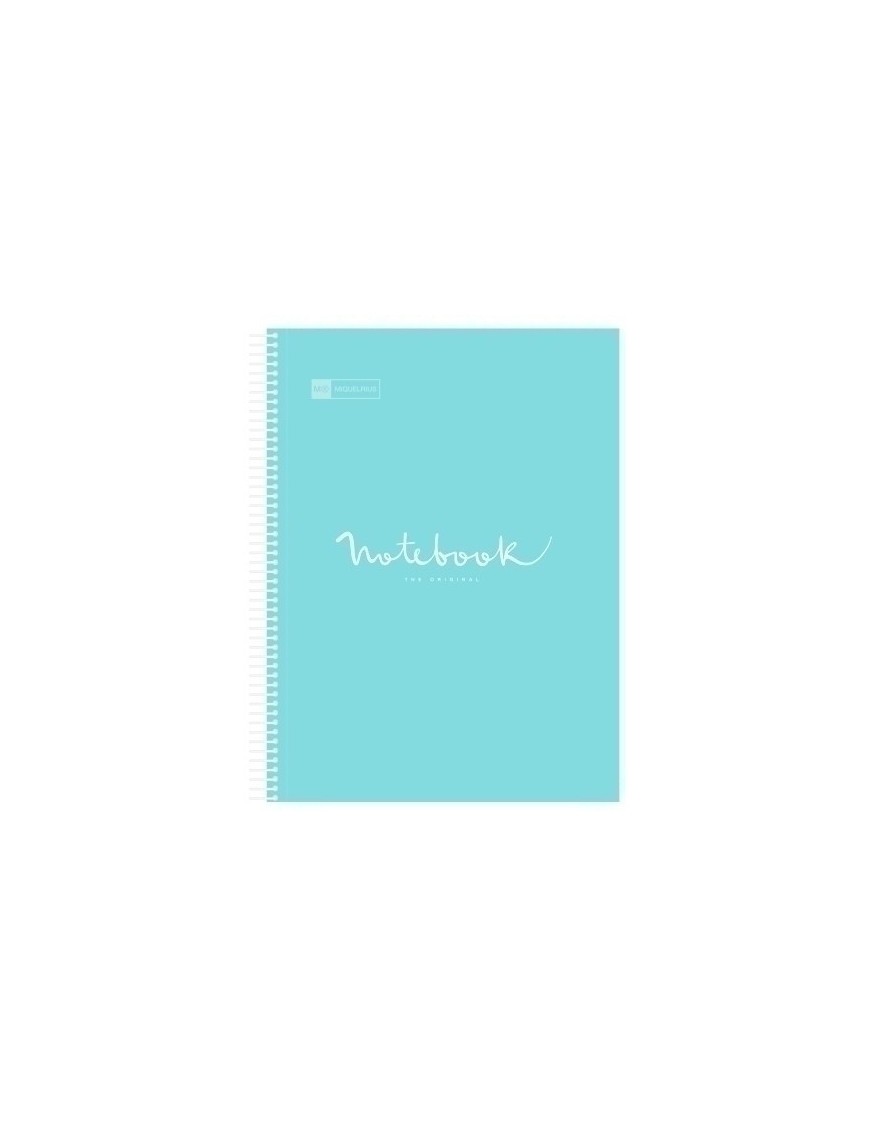 Bloc Miquelrius Emotions Notebook 5 Micro.Tapa Pp A5 120H 90G Cuadric.5X5 Azul Cielo