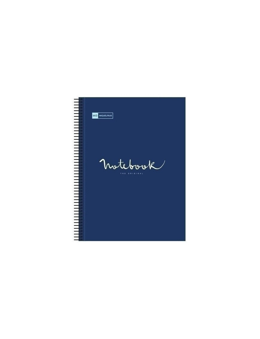 Bloc Miquelrius Emotions Notebook 5 Micro.Tapa Pp A5 120H 90G Cuadric.5X5 Marino