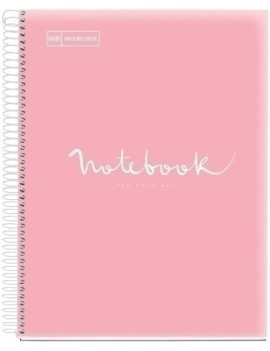 Bloc Miquelrius Emotions Notebook 5 Micro.Tapa Pp A5 120H 90G Horiz.7Mm Rosa