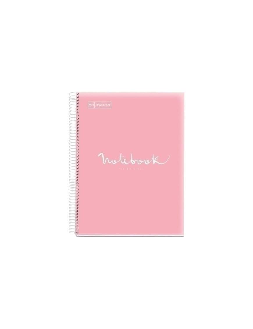 Bloc Miquelrius Emotions Notebook 5 Micro.Tapa Pp A5 120H 90G Horiz.7Mm Rosa