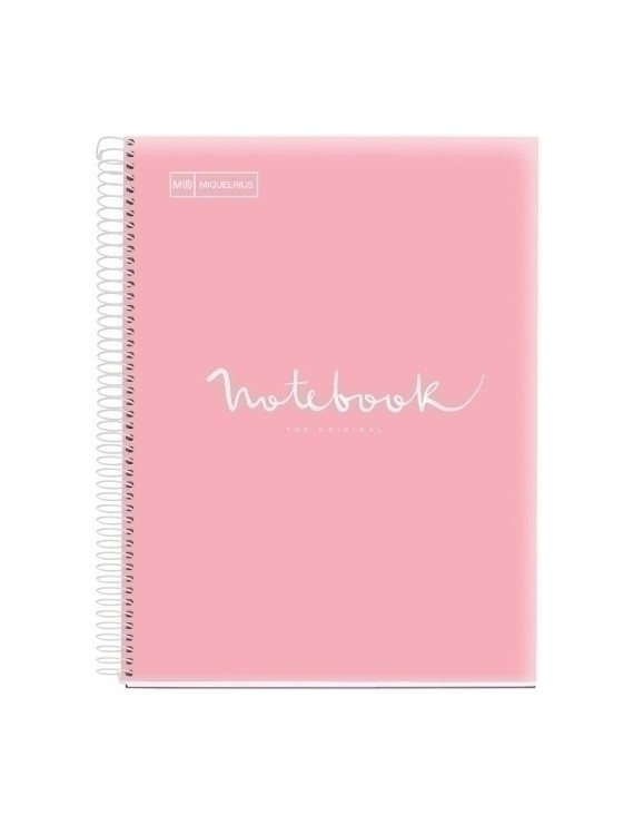 Bloc Miquelrius Emotions Notebook 5 Micro.Tapa Pp A5 120H 90G Horiz.7Mm Rosa