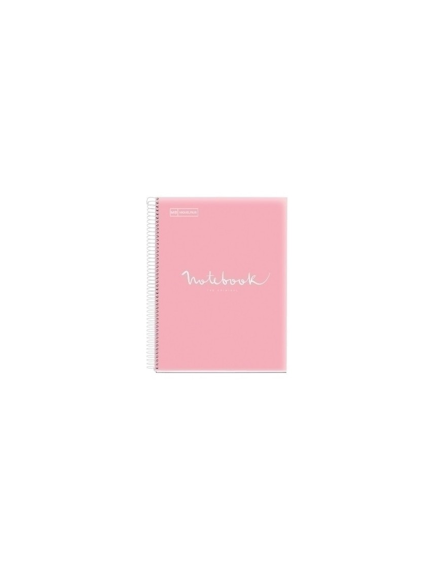 Bloc Miquelrius Emotions Notebook 8 Micro.Tapa Pp A4 160H 90G Cuadric.5X5 Rosa