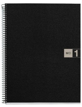 Bloc Miquelrius Micro Note Book 1 Tapa Pp A4 80H Cuadric.5X5 Gris