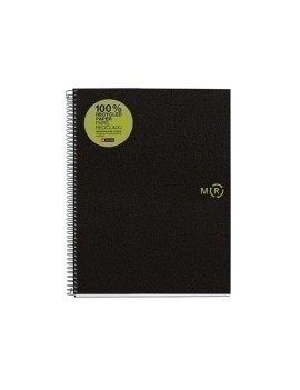 Bloc Miquelrius Notebook 4 Micro.Tapa Pp A4 120H Cuadric.5X5 Reciclado