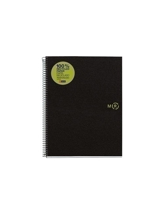 Bloc Miquelrius Notebook 4 Micro.Tapa Pp A4 120H Cuadric.5X5 Reciclado