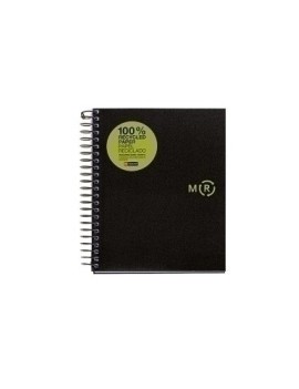 Bloc Miquelrius Notebook 4 Micro.Tapa Pp A5 120H Cuadric.5X5 Reciclado