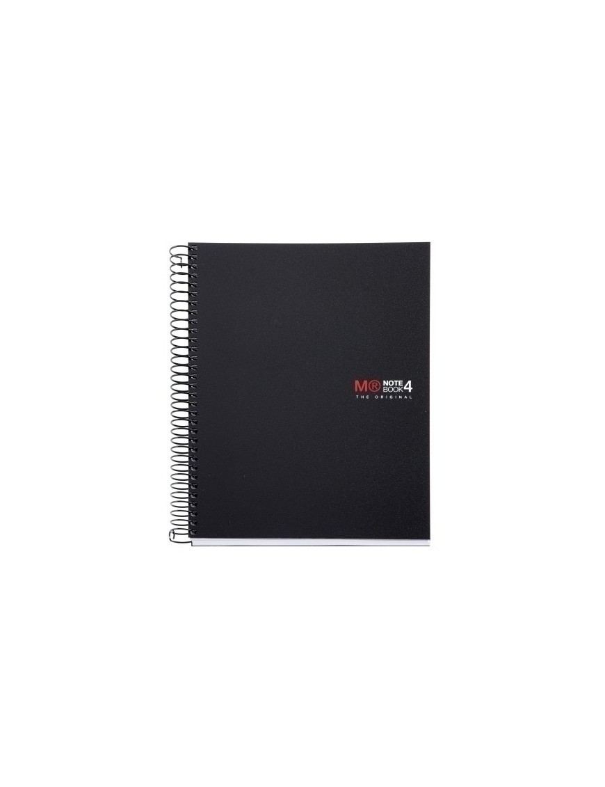 Bloc Miquelrius Notebook 4 Micro.Tapa Pp A5 140H Cuadric.5X5 Basic Negro