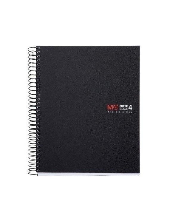 Bloc Miquelrius Notebook 4 Micro.Tapa Pp A5 140H Cuadric.5X5 Basic Negro