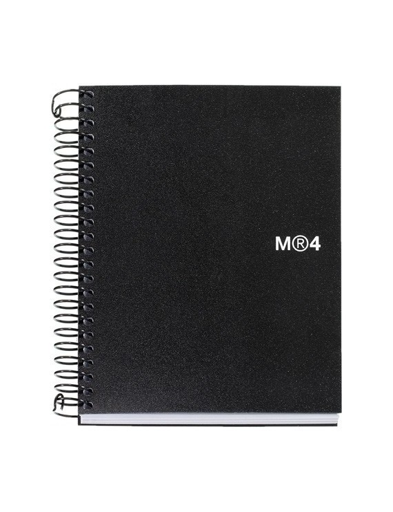 Bloc Miquelrius Notebook 4 Micro.Tapa Pp A6 140H Cuadric.5X5 Negro
