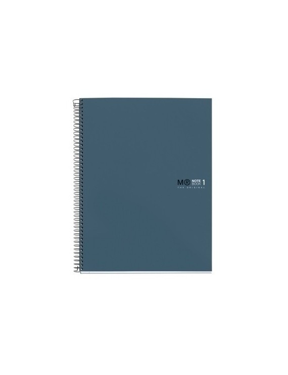 Bloc Miquelrius Original Notebook 1 Micro.Tapa Dura A4 80H 90G Cuadric.5X5 Azul Oceano