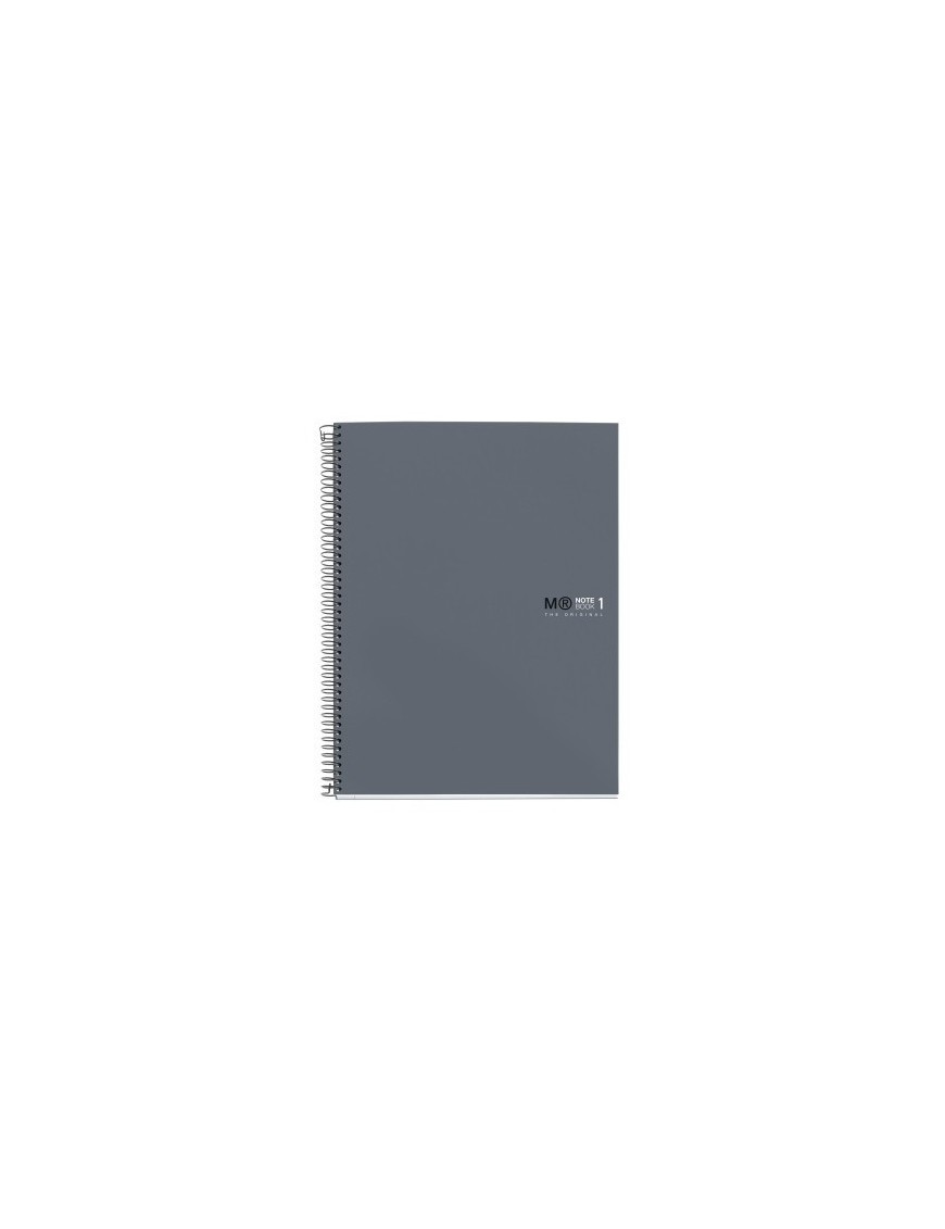 Bloc Miquelrius Original Notebook 1 Micro.Tapa Dura A4 80H 90G Cuadric.5X5 Gris Grafito