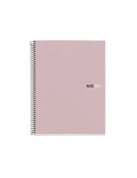 Bloc Miquelrius Original Notebook 1 Micro.Tapa Dura A4 80H 90G Cuadric.5X5 Rosa Arena