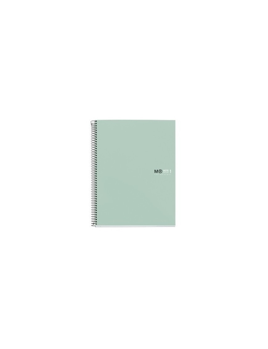 Bloc Miquelrius Original Notebook 1 Micro.Tapa Dura A4 80H 90G Cuadric.5X5 Verde Aqua