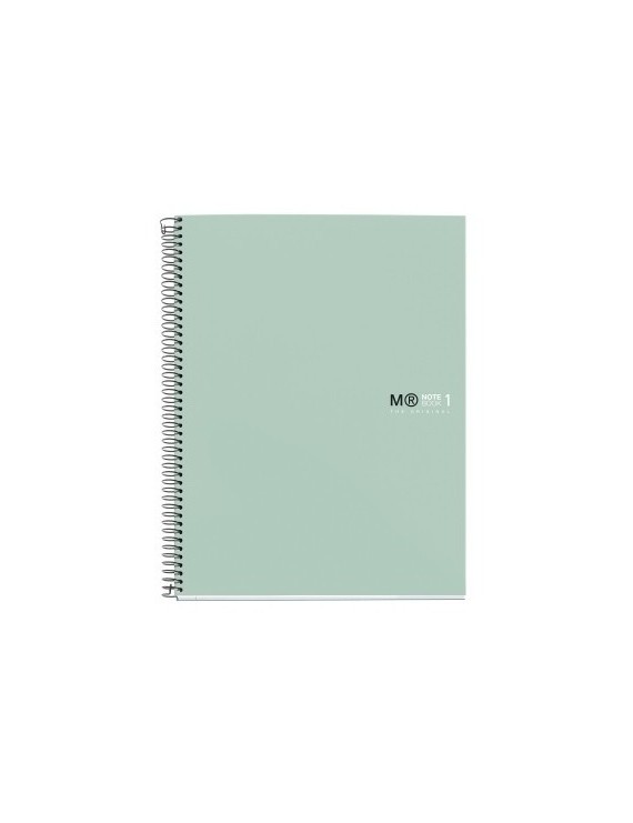 Bloc Miquelrius Original Notebook 1 Micro.Tapa Dura A4 80H 90G Cuadric.5X5 Verde Aqua