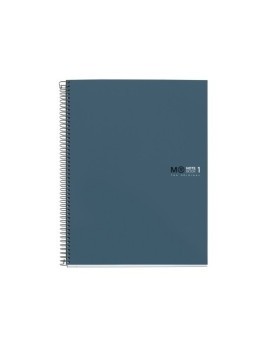 Bloc Miquelrius Original Notebook 1 Micro.Tapa Dura A5 80H 90G Cuadric.5X5 Azul Oceano