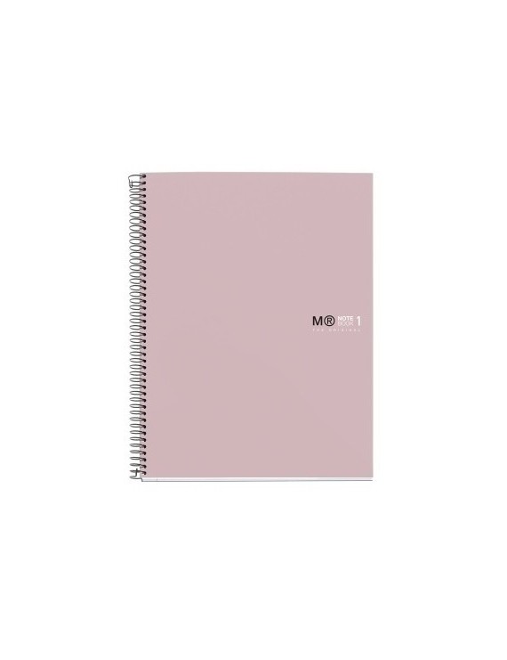 Bloc Miquelrius Original Notebook 1 Micro.Tapa Dura A5 80H 90G Cuadric.5X5 Rosa Arena