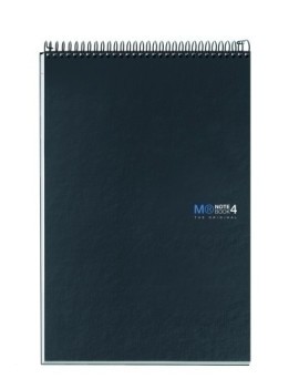 Bloc Miquelrius Original Notebook 4 Reporter Micro.Tapa Dura A4 120H 70G Cuadric.5X5 Gris Grafito