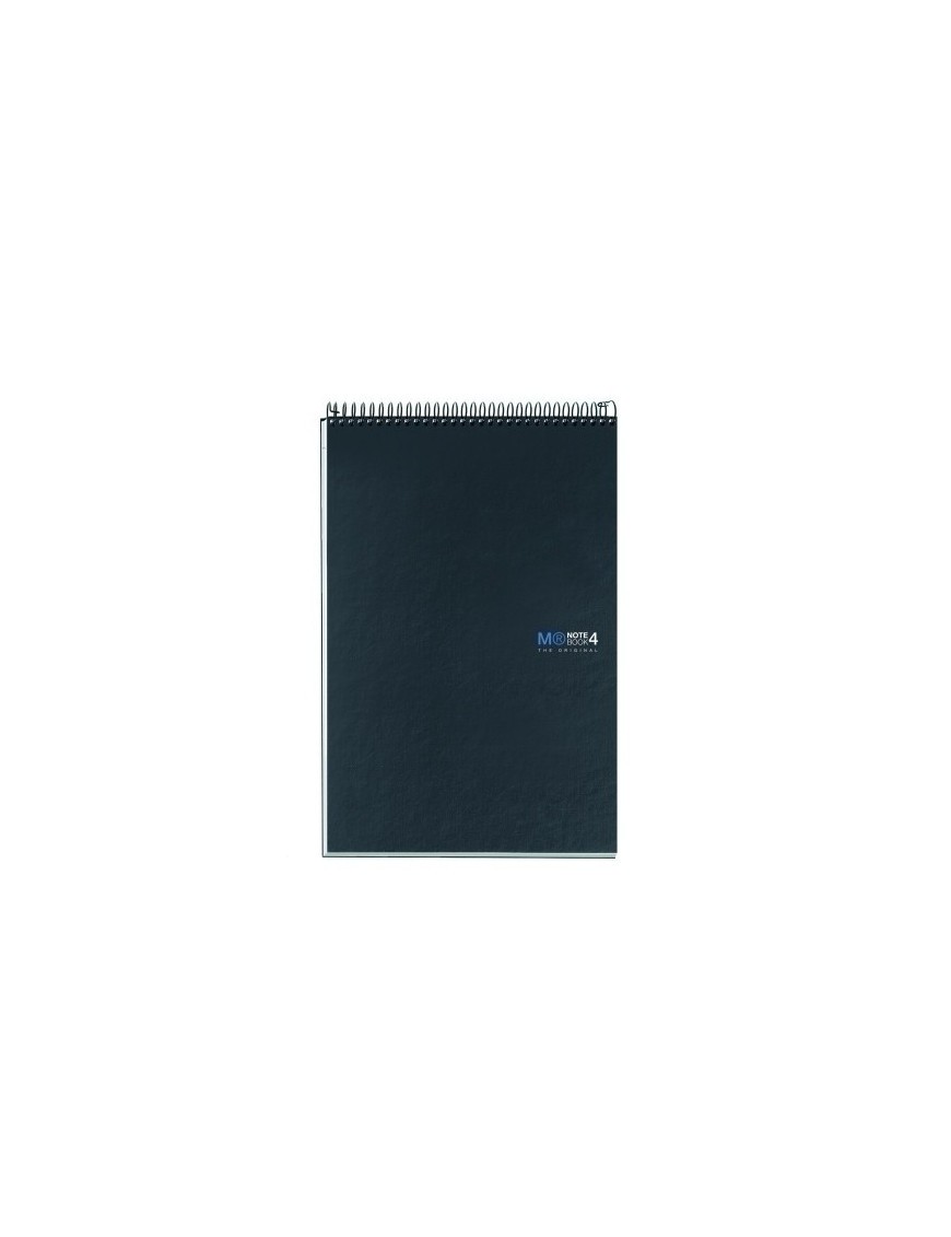 Bloc Miquelrius Original Notebook 4 Reporter Micro.Tapa Dura A4 120H 70G Cuadric.5X5 Gris Grafito