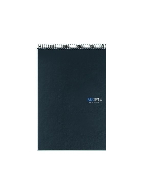 Bloc Miquelrius Original Notebook 4 Reporter Micro.Tapa Dura A4 120H 70G Cuadric.5X5 Gris Grafito