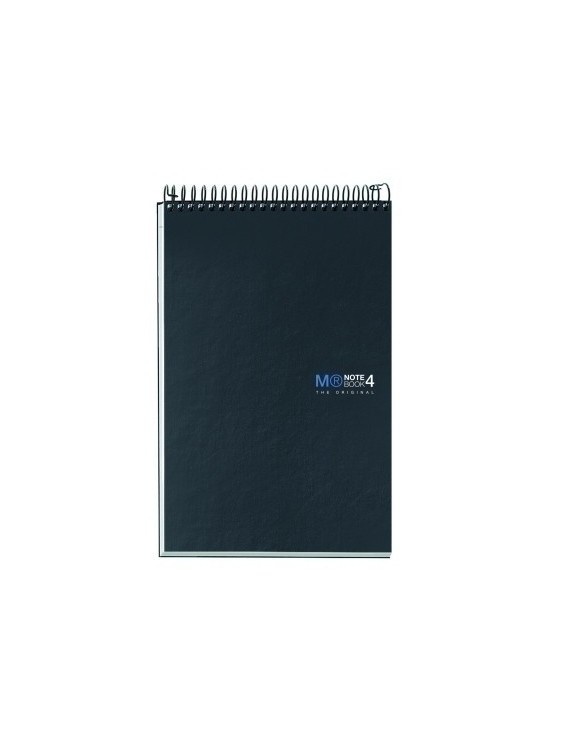 Bloc Miquelrius Original Notebook 4 Reporter Micro.Tapa Dura A5 120H 70G Cuadric.5X5 Gris Grafito