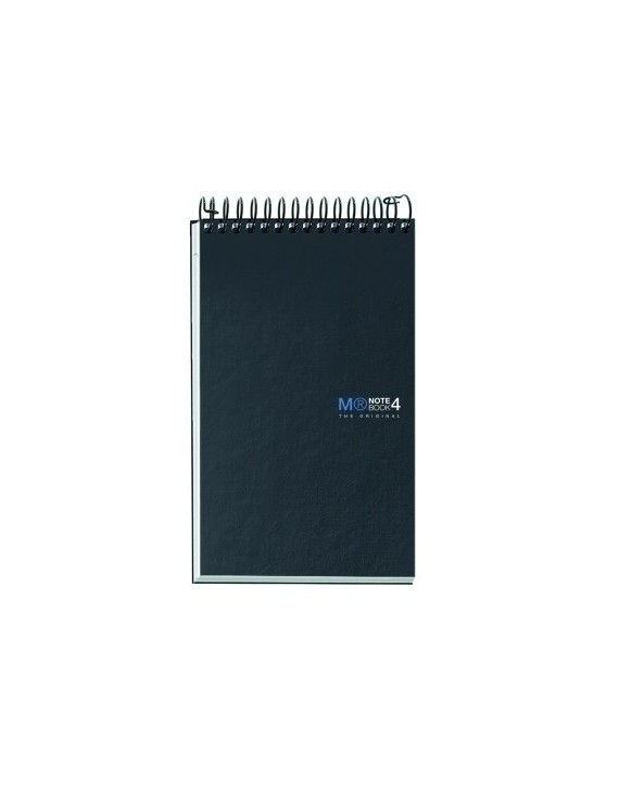 Bloc Miquelrius Original Notebook 4 Reporter Micro.Tapa Dura A6 120H 70G Cuadric.5X5 Gris Grafito