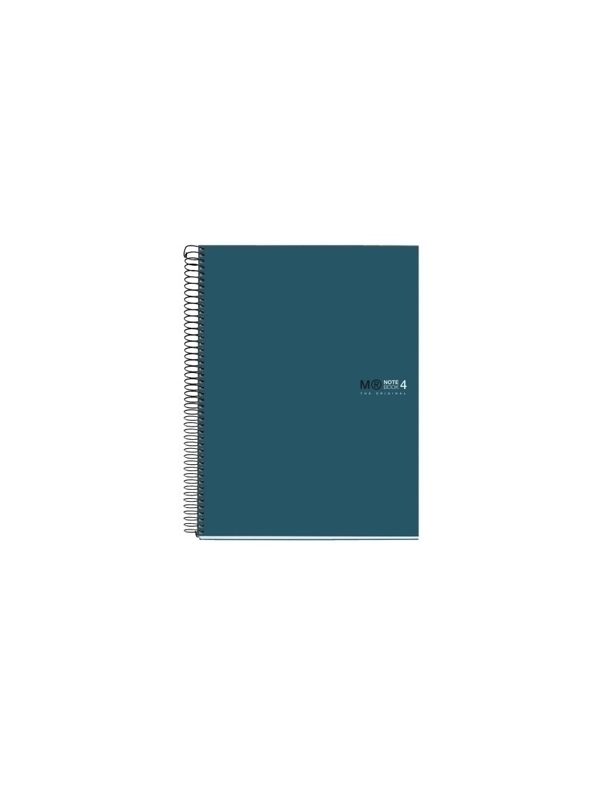 Bloc Miquelrius Original Notebook 4 Micro.Tapa Dura A4 120H 90G Cuadric.5X5 Azul Oceano