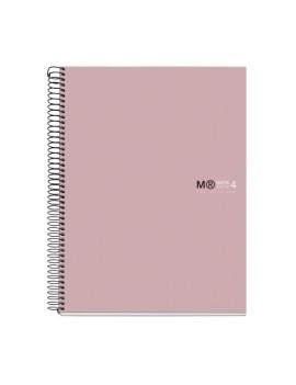 Bloc Miquelrius Original Notebook 4 Micro.Tapa Dura A4 120H 90G Cuadric.5X5 Rosa Arena