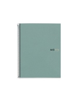 Bloc Miquelrius Reciclado Notebook 4 Micro.Tapa Dura A4 120H 80G Cuadric.5X5 Ecoazul