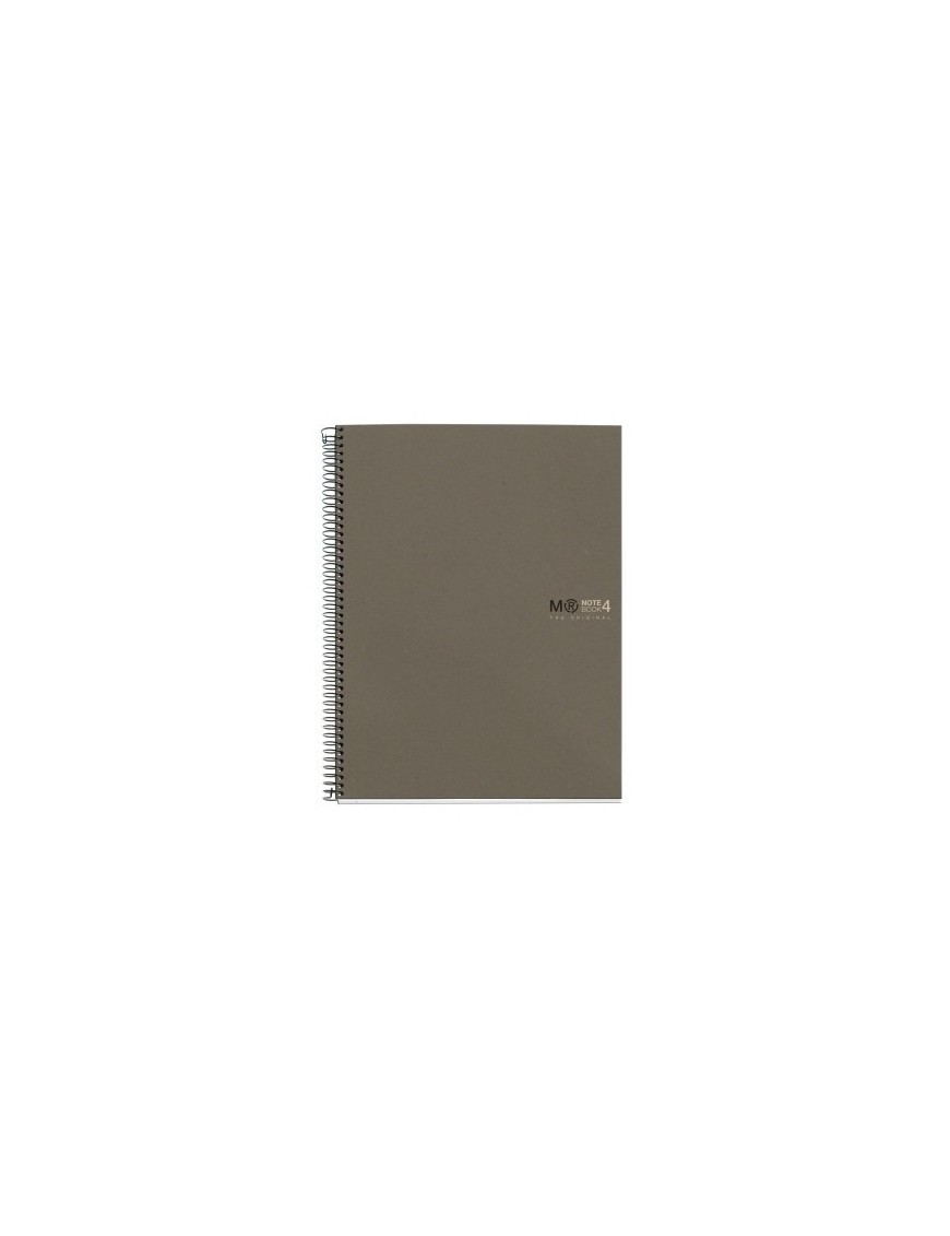 Bloc Miquelrius Reciclado Notebook 4 Micro.Tapa Dura A4 120H 80G Cuadric.5X5 Ecogris