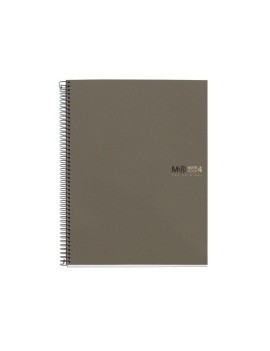 Bloc Miquelrius Reciclado Notebook 4 Micro.Tapa Dura A5 120H 80G Cuadric.5X5 Ecogris