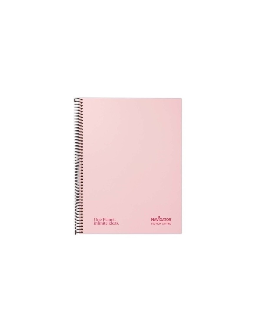 Bloc Navigator A4 120H Cd.5 Pastel Rosa