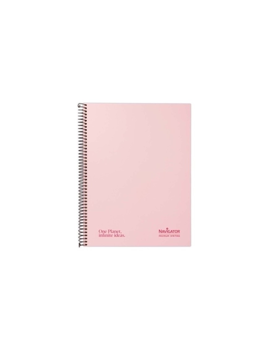 Bloc Navigator A4 80H Cd.5 Pastel Rosa