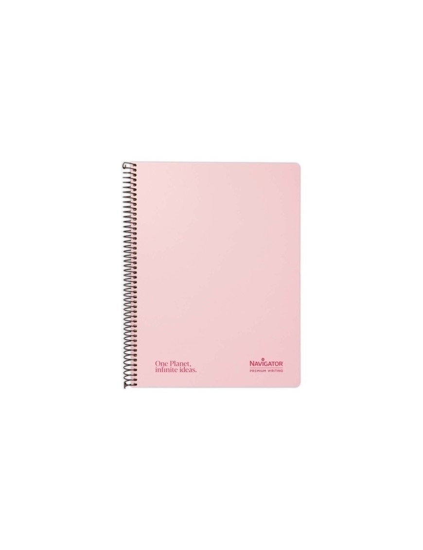 Bloc Navigator A4 80H Cd.4 Pastel Rosa