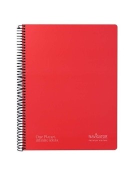 Bloc Navigator A4 80H Cd.4 Rojo