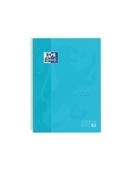 Block Oxf. Eu.Book 1 A4 80H Cd.5 Azul Pa