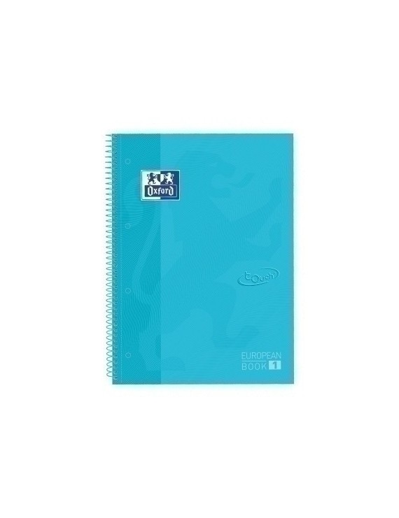 Block Oxf. Eu.Book 1 A4 80H Cd.5 Azul Pa