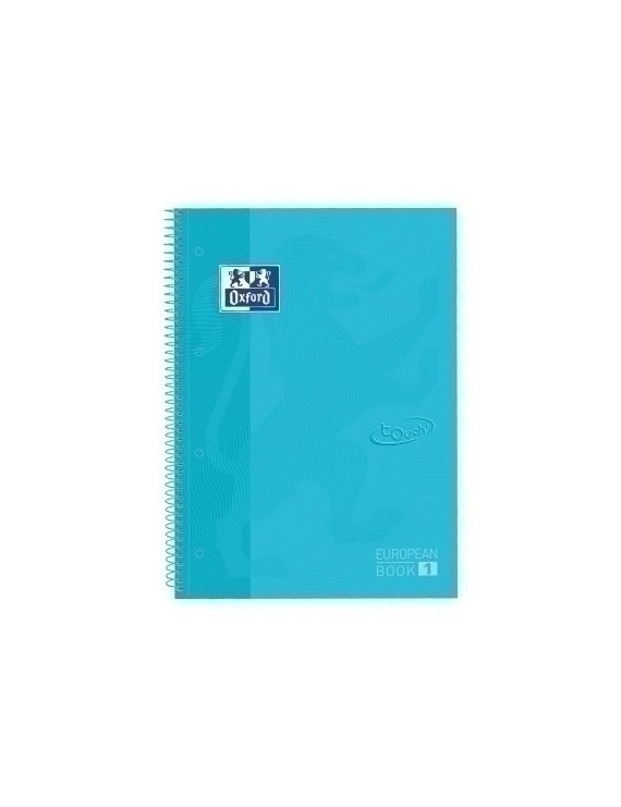 Block Oxf. Eu.Book 1 A4 80H Cd.5 Azul Pa