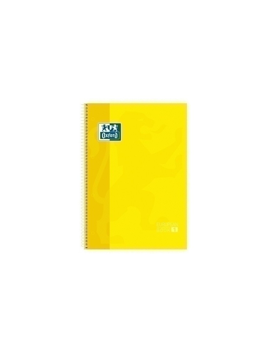 Block Oxf. Eu.Book 1 A4 80H Cd.5 Amarill