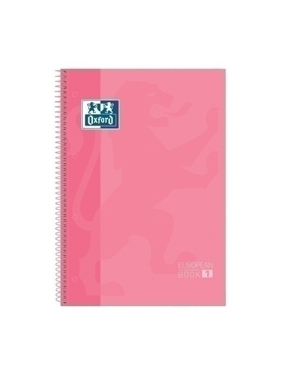 Block Oxf. Eu.Book 1 A4 80H Cd.5 Rosa