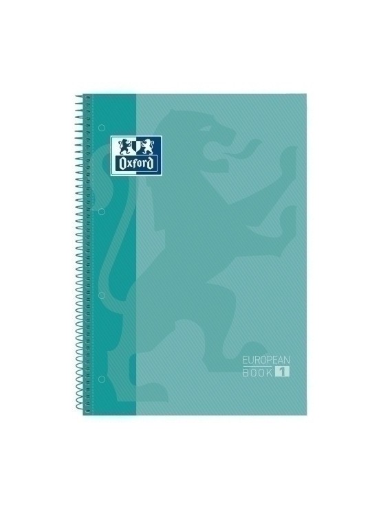 Block Oxf. Eu.Book 1 A4 80H Cd.5 Verde M