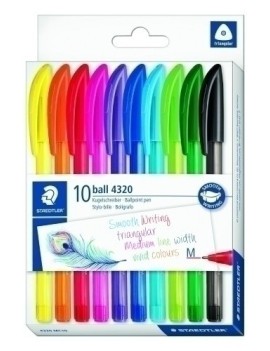 Boligrafos Staedtler 4320 Estuche De 10