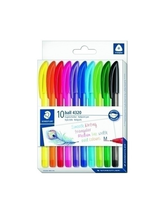 Boligrafos Staedtler 4320 Estuche De 10