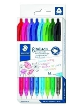 Boligrafo Staedtler 4230 Medio Estuche 8